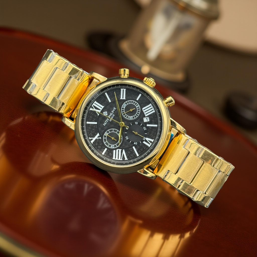 Patek Philippe Chronograph Working Black Dial