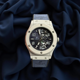 Hublot Semi Skeleton Blue Strap