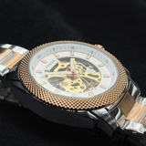 Fossil Men’s Automatic Watch Twotone Chain