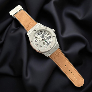 Hublot Semi Skeleton Brown Strap