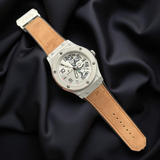 Hublot Semi Skeleton Brown Strap