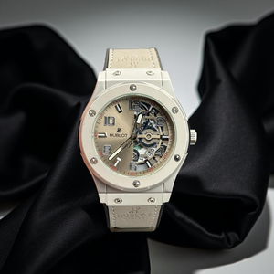 Hublot Semi Skeleton Grey Strap
