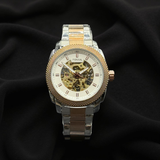Fossil Men’s Automatic Watch Twotone Chain