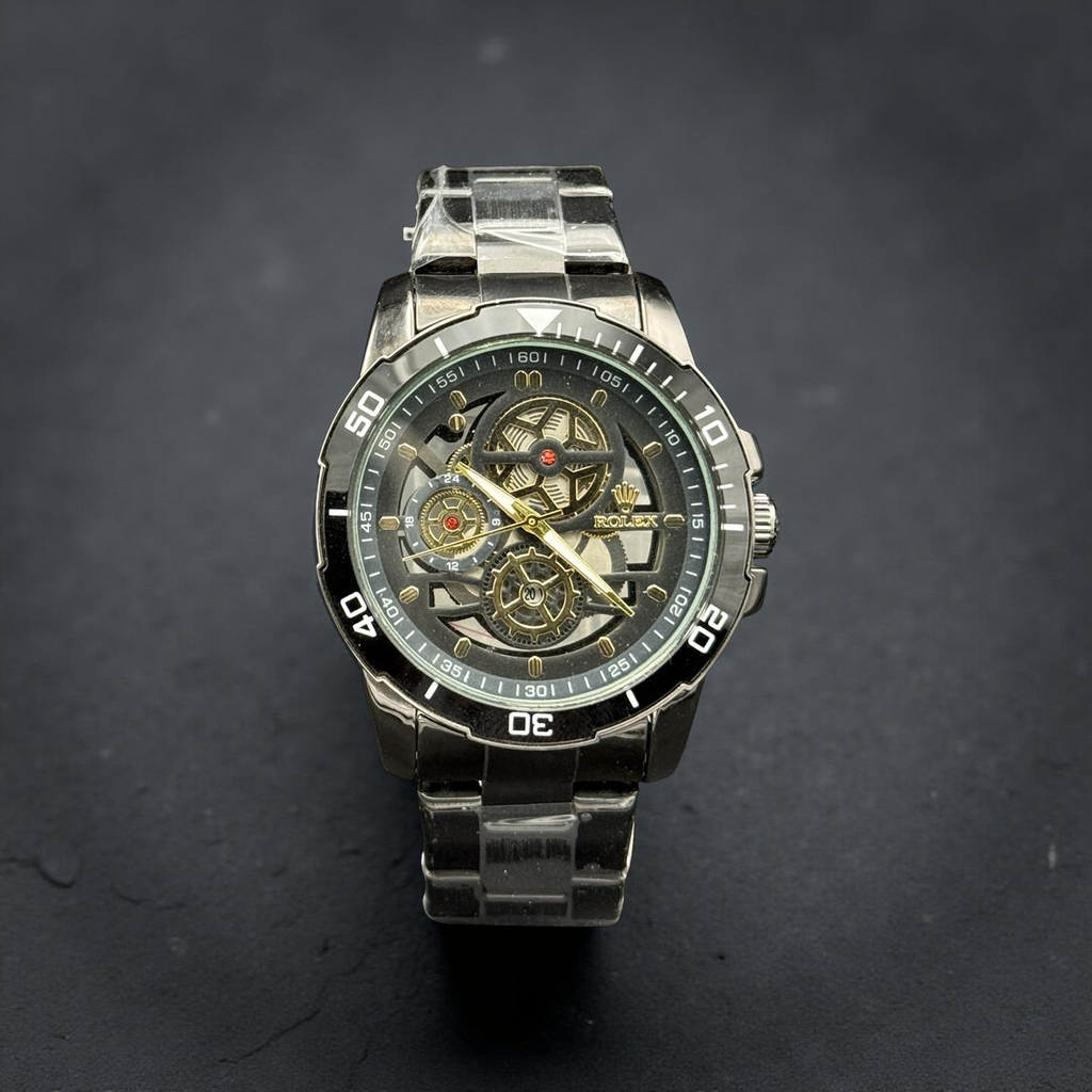 Rlx Date Just Black Chain