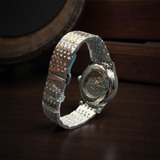 Omega De Ville Semiautomatic Black Dial Twotone