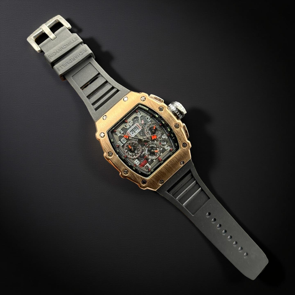 Richard Mille Chronograph Working Black Strap
