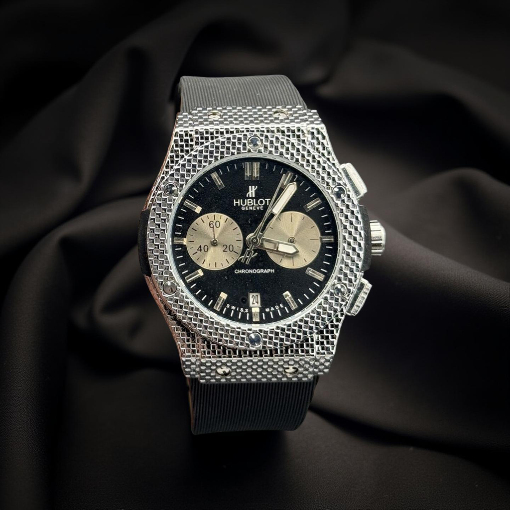 Hublot Chronograph Working Black Strap