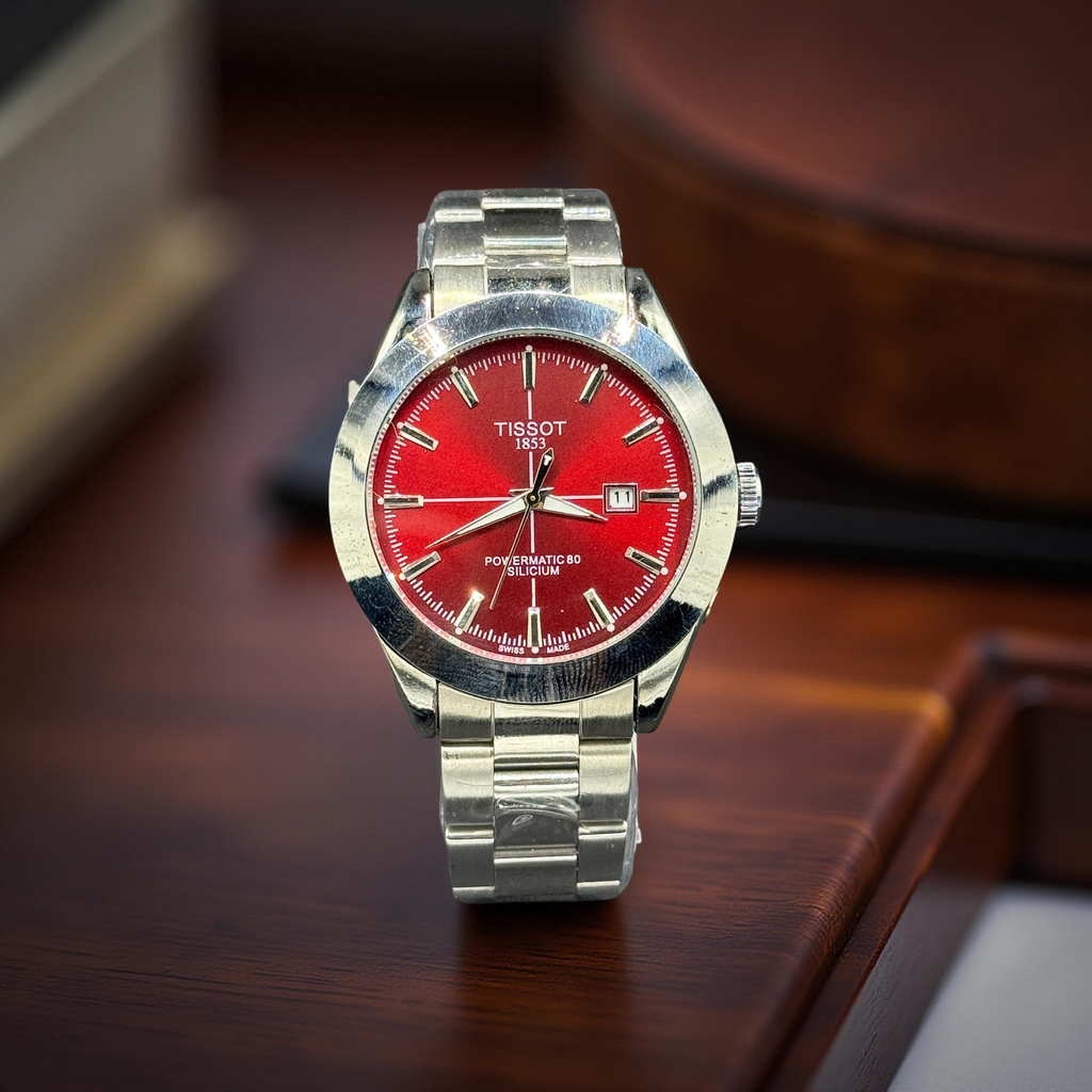 Tissot Elegant Quartz Red Dial
