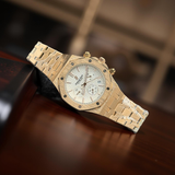 Ap Royal Oak Chronograph Working White Dial