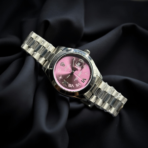 Rolex Oyester Tropical Dial & Silver Chain