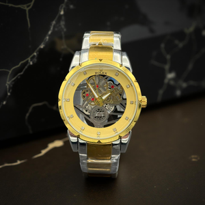 Rlx Skeleton Dial Golden Twotone