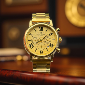 Patek Philippe Chronograph Working Golden Dial