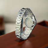 Patek Philippe Semi Auto White Dial With Silver Chain