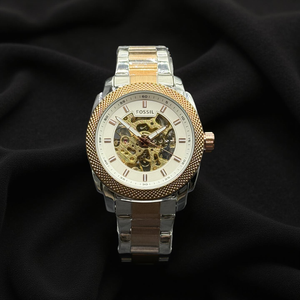 Fossil Men’s Automatic Watch Twotone Chain