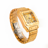 Cartier Skeleton Quartz Golden