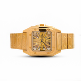 Cartier Skeleton Quartz Golden