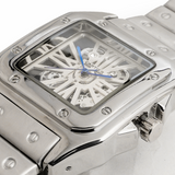 Cartier Skeleton Quartz Silver