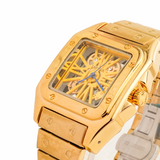 Cartier Skeleton Quartz Golden