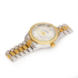 RLX White Dial Stone Bezel Day & Date