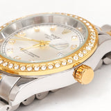 RLX White Dial Stone Bezel Day & Date