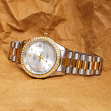 RLX White Dial Stone Bezel Day & Date