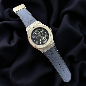 Hublot Semi Skeleton Blue Strap