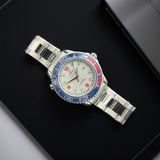 Omega Seamaster Semi Auto White dial