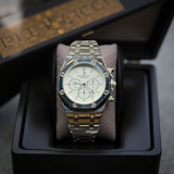Audemars Piguet Silver Chain & White Dial