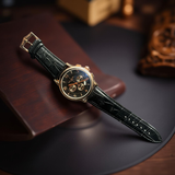 Patek Philippe Chronograph Working Leather Strap