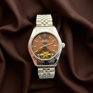 RLX Semi Auto Brown Dial