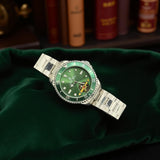 Rlx Gmt Semi Automatic Green Dial
