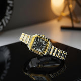 Cartier - Twotone - Stainless Steel - Black Dial - 40mm
