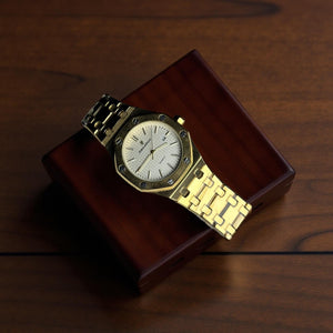 AP Date Display White Dial