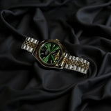 Rolex Semi Auto Green Dial Twotone