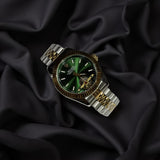 Rolex Semi Auto Green Dial Twotone