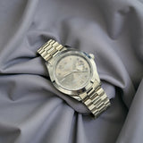 Rolex Silver Chain & Grey Dial