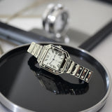 Cartier - Silver - Stainless Steel - White Dial - 40mm