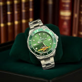 Rlx Gmt Semi Automatic Green Dial